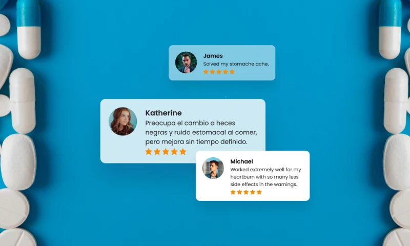 A pharma company gains insights from reviews to gain new markets