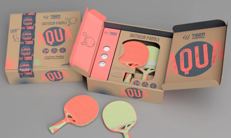 Tiger Ping Pong Packaging