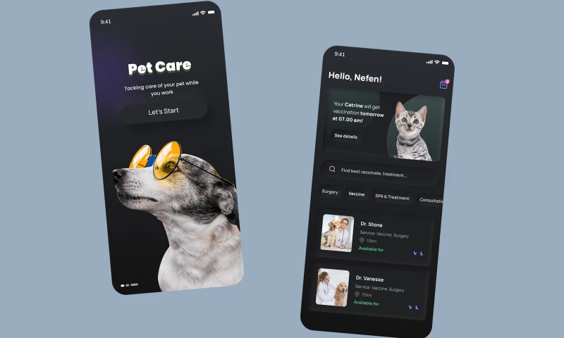 Ui Design Room - Pet Care App UI