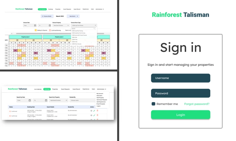 CITYTECH SOFTWARE - Rainforest Web Application