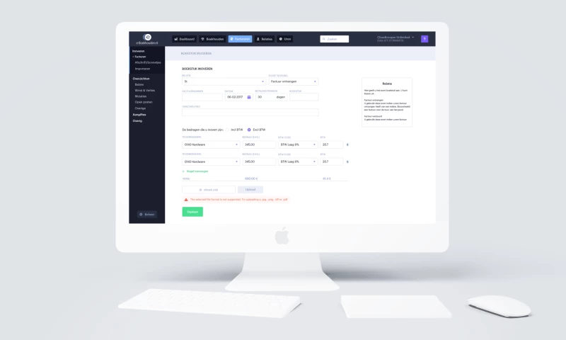 Creative Navy - Bookkeeping app