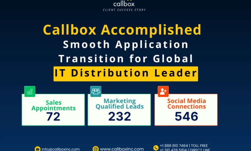 Callbox - Callbox Accomplished Smooth Application Transition for Global IT Distribution Leader