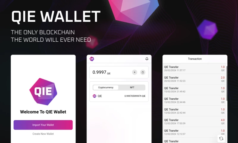 QIE Blockchain Wallet
