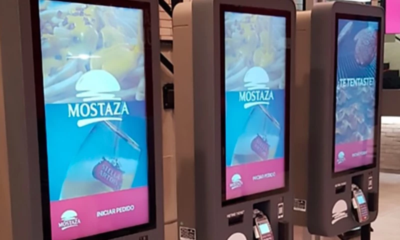 MOSTAZA Fast Food self-service totem