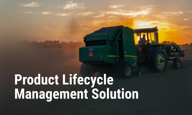 Product lifecycle management solution for a construction machinery corporation