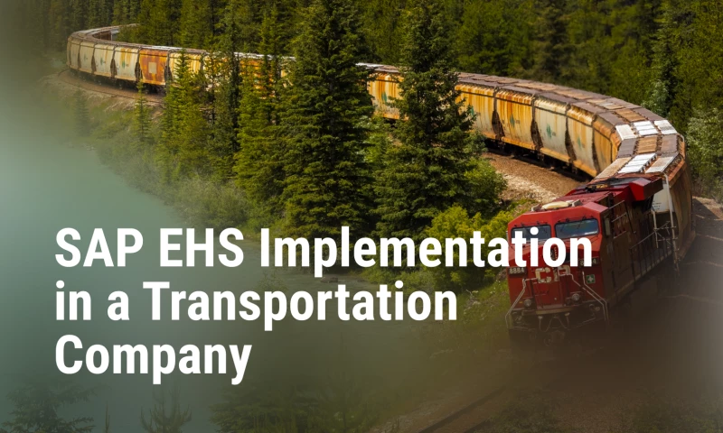 LeverX - SAP EHS Health & Safety Solution Implementation in a Railway Transportation Company