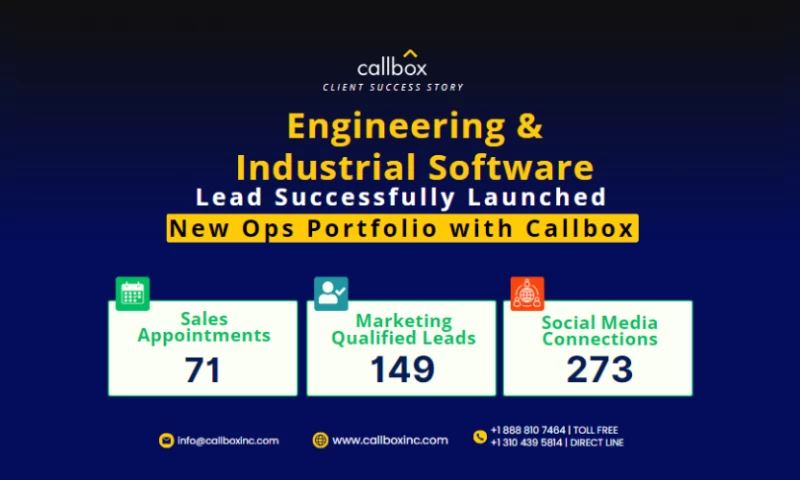Callbox - Engineering & Industrial Software Lead Successfully Launched New Ops Portfolio with Callbox