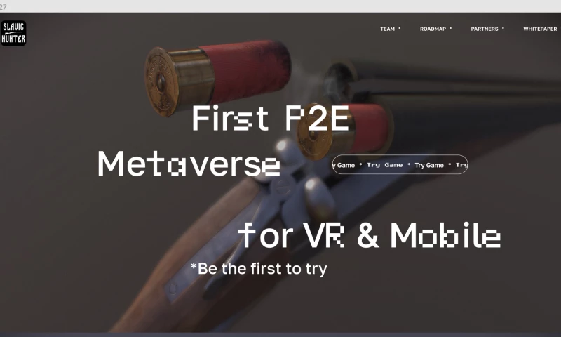 Uniweb Digital Agency - Website for Slavic Hunter VR Game