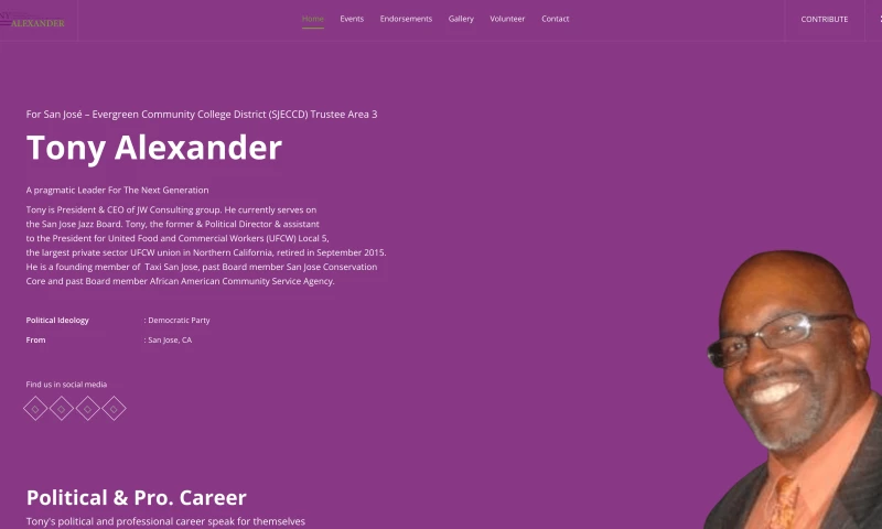 NZOUAT - Political Campaign Website - WordPress