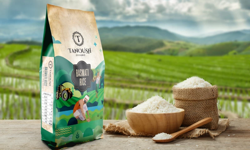 Tanoush Rice Packaging