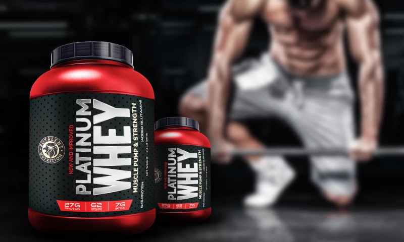 Whey Protien Label Design