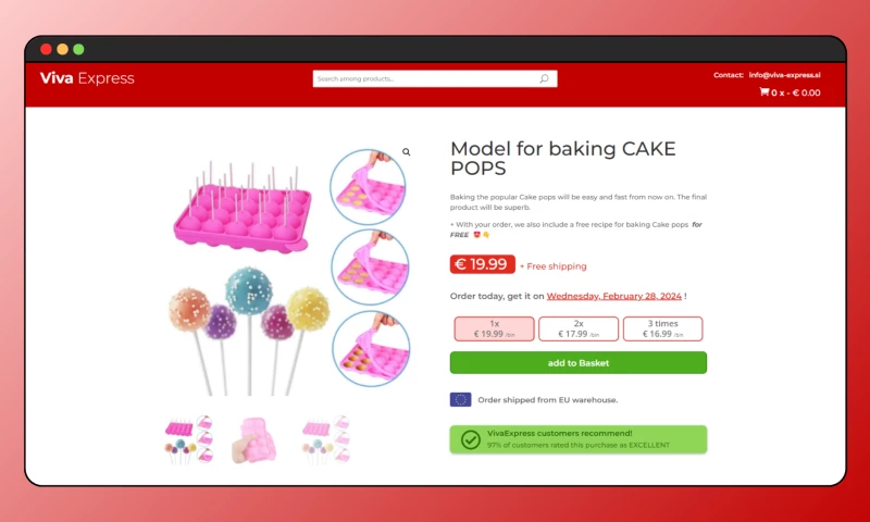 WebZone - E-commerce journey of VivaExpress