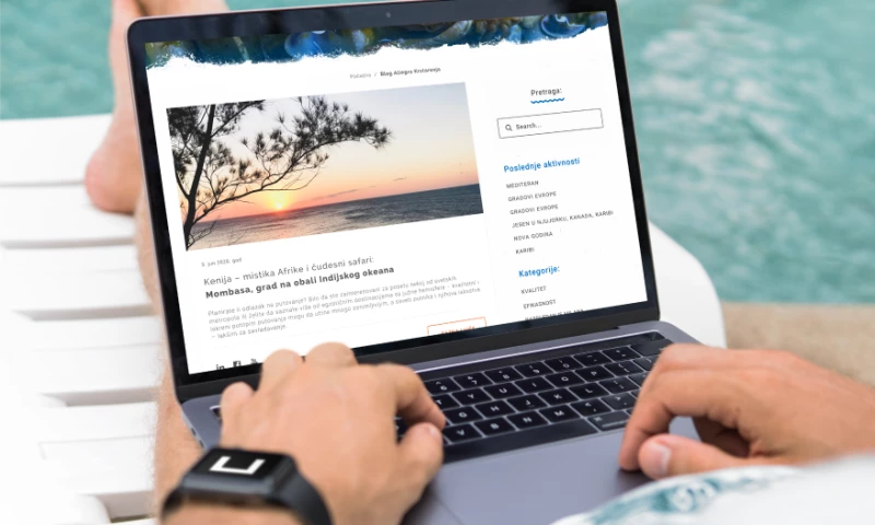 Codepixel - Allegra Cruises website