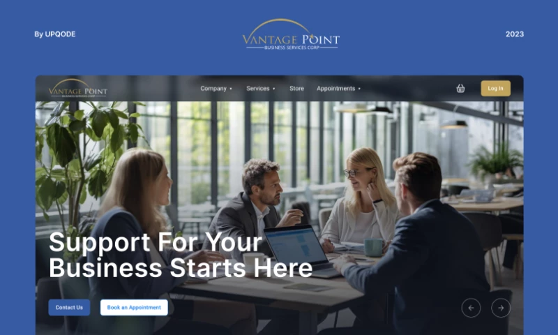 UPQODE - Vantage Point Business Services Corp