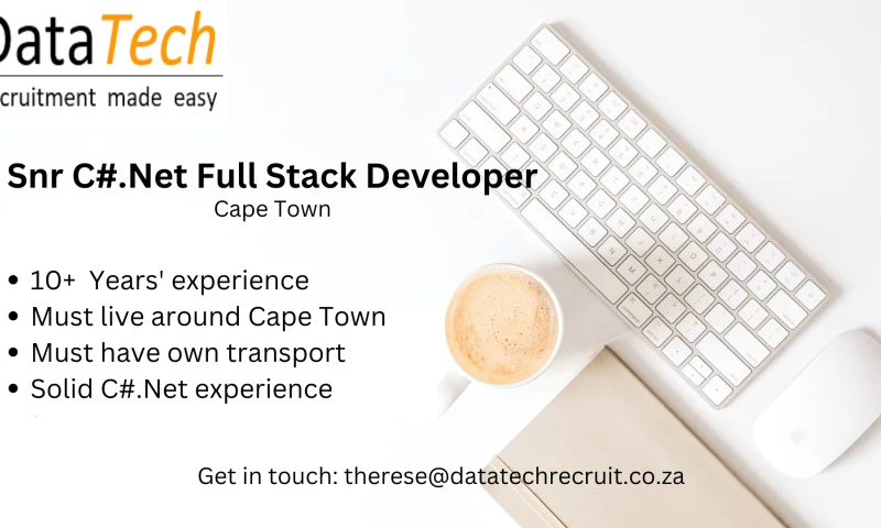 Snr C#.Net Full Stack Developer