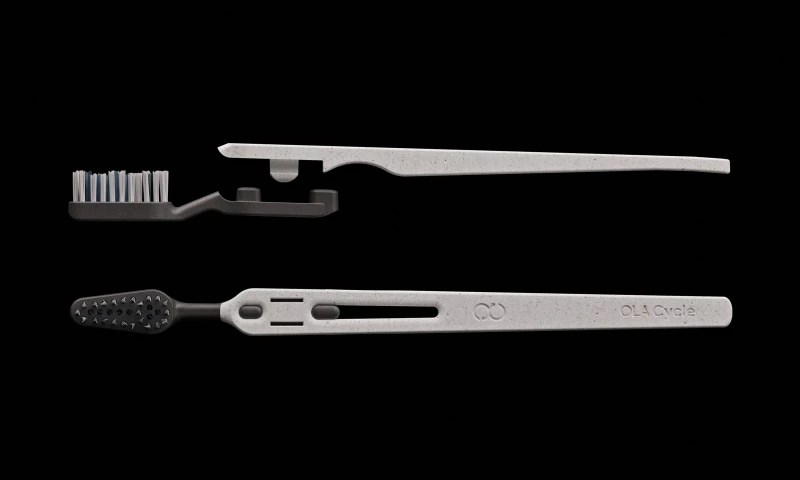 Abtin Valerie | Product & Industrial Design - Disposable Head Bio-Plastic Toothbrush