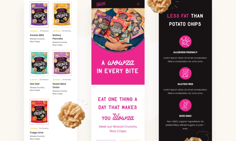 Web Loft Designs - Wowza Snacks Ecommerce