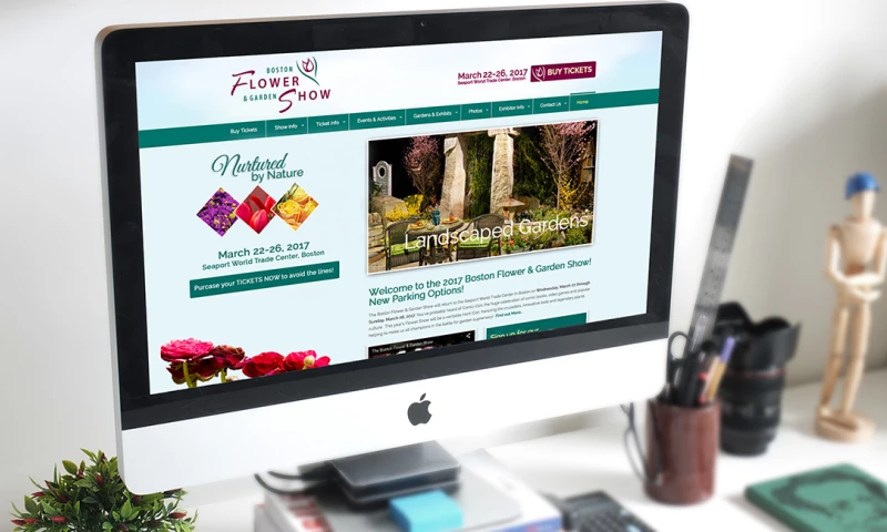 PearTree Design - Boston Flower Show Website