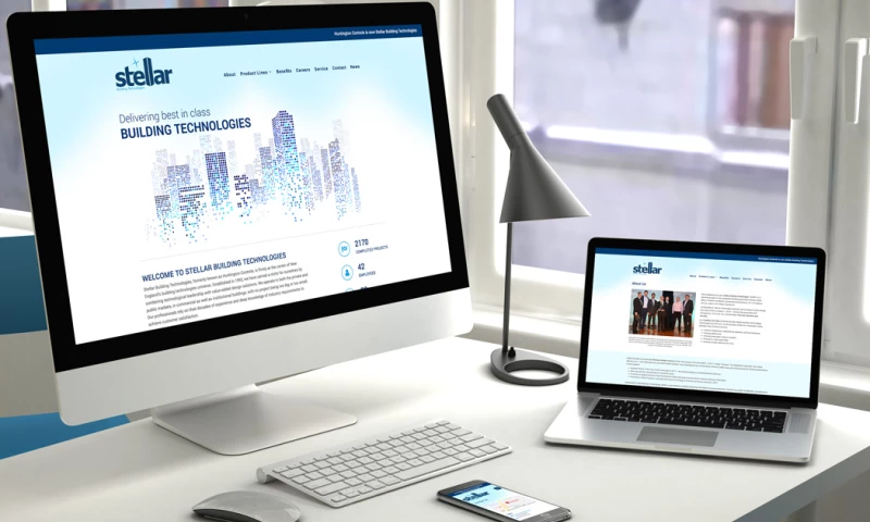 Stellar Building Technologies, Brand Design, Logo Design, Website Design