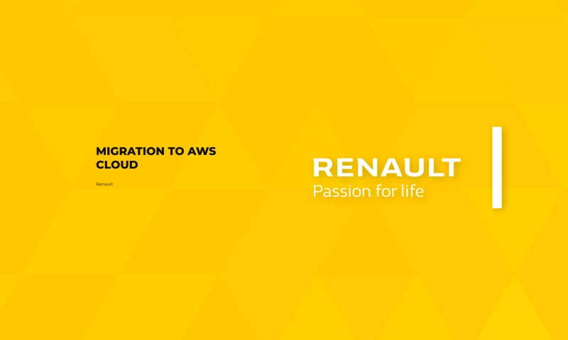 Renault: Migration to AWS Cloud