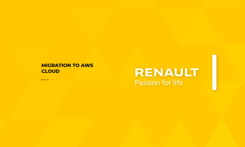 Opinov8 - Renault: Migration to AWS Cloud