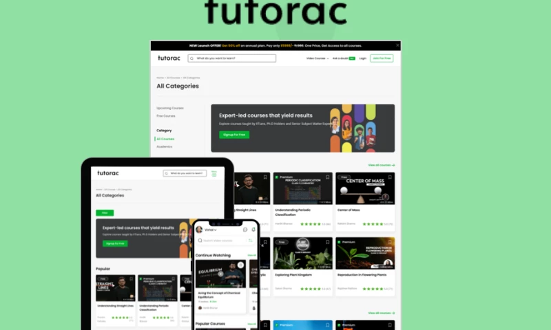 Tutorac- EdTech : Online learning and test prep platform