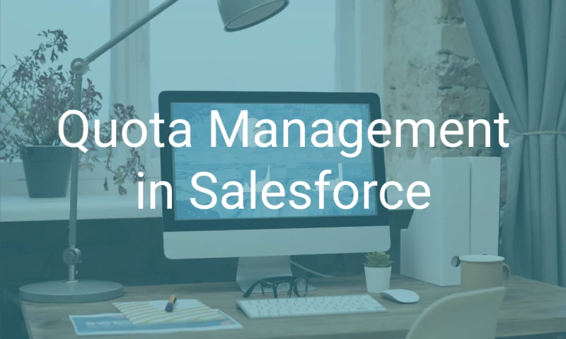 Strong CRM - Quota Management In Salesforce