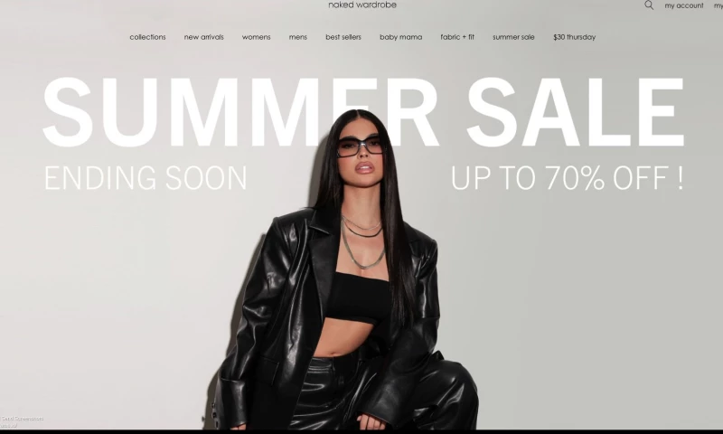 NakedWardrobe Magento Site