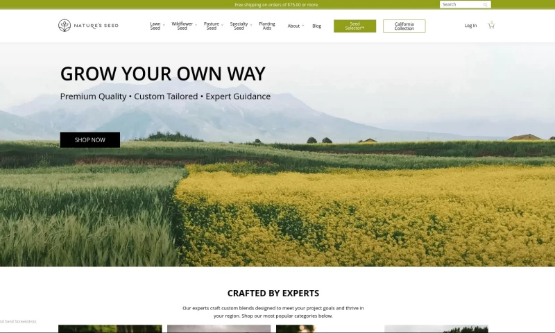 NaturesSeed Magento Site
