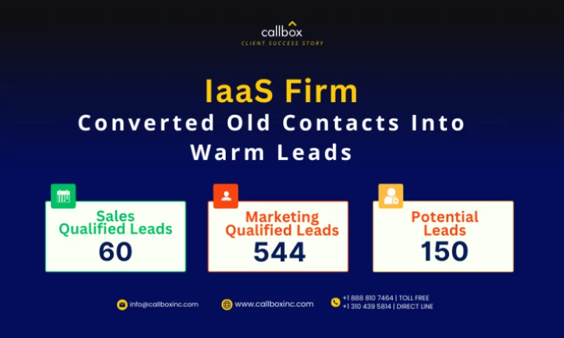 Callbox - IaaS Firm Converted Old Contacts Into Warm Leads