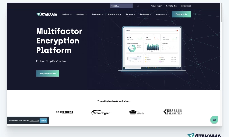 Atakama Website Design and Webflow Development