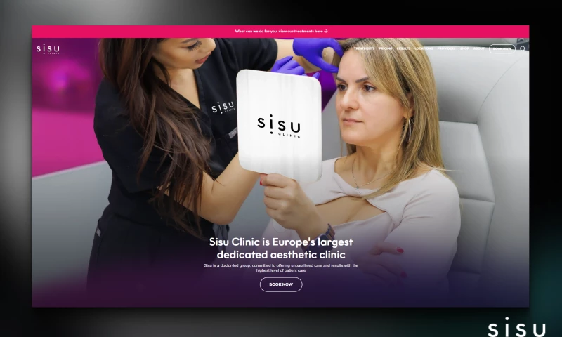 Sisu Clinic Webflow Development | Webflow Enterprise