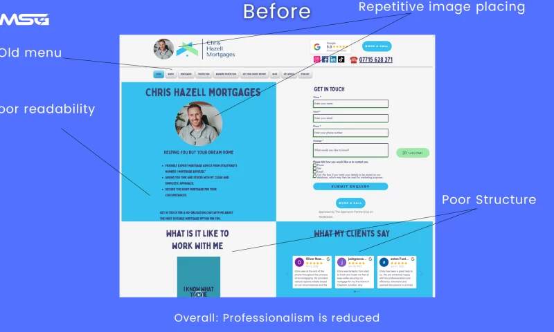 Chris Hazell Mortgages Redesign
