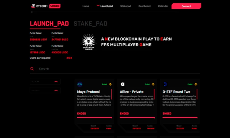 Crypton & Studio - DEFI TRADING AND FARMING PLATFORM / CYBERFI