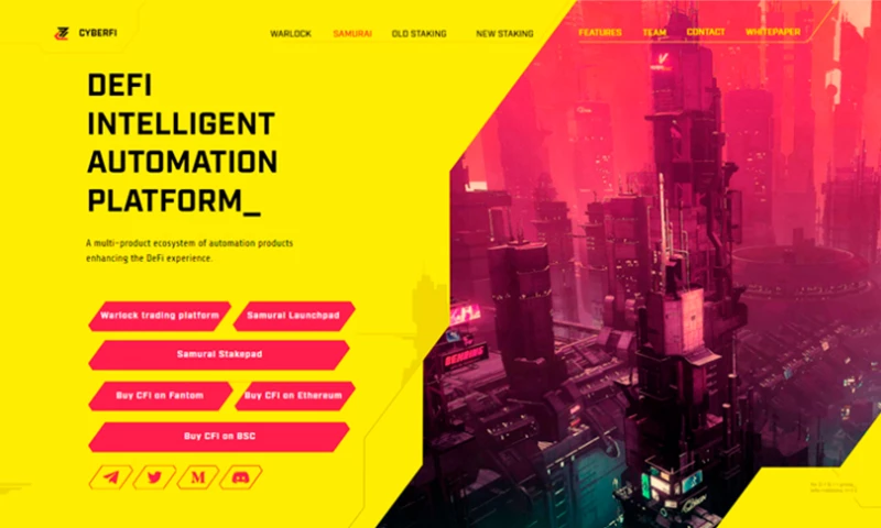 Crypton & Studio - CROWDFUNDING PLATFORM / CYBERFI SAMURAI