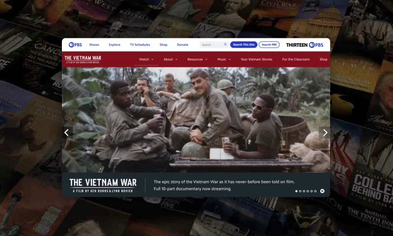 Paper Tiger - PBS Ken Burns Web Development