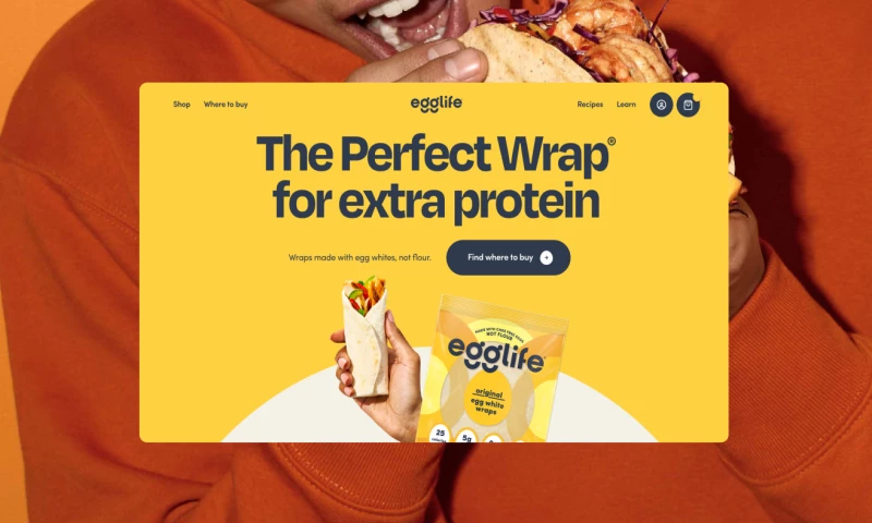 Paper Tiger - Egglife Ecommerce Website Design