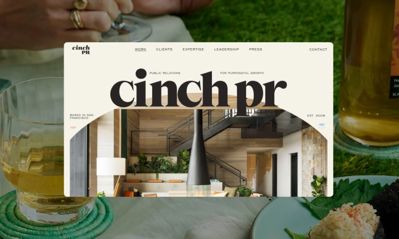 Paper Tiger - CinchPR Website Design