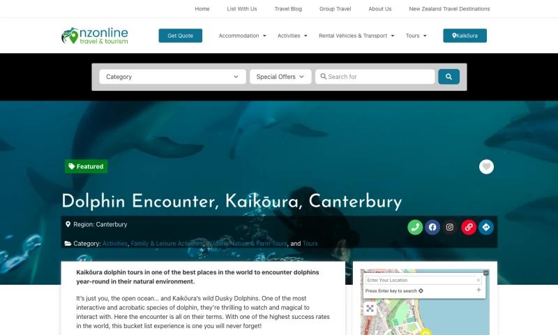 NZ Online Travel & Tourism