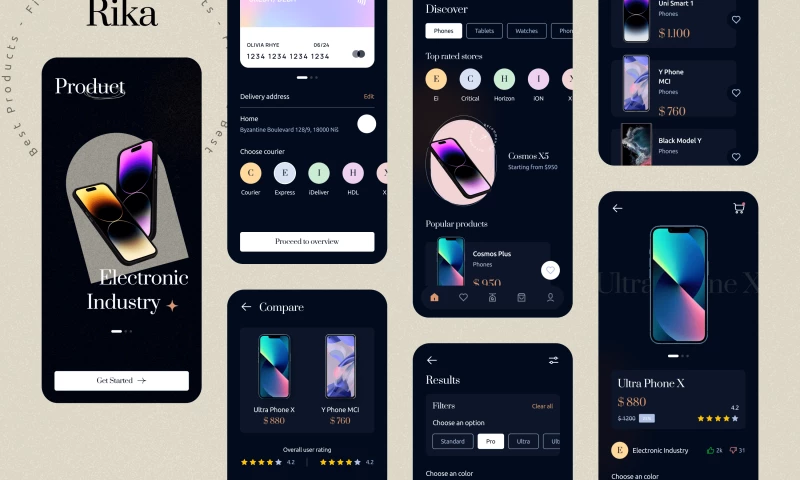 FlutterTop - Rika - Elevate Your Online Shopping Experience