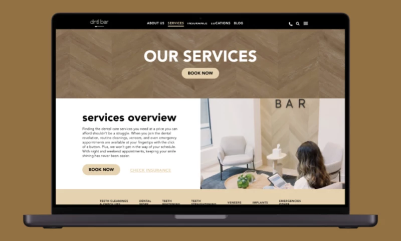 DNTL BAR WORDPRESS WEBSITE DEVELOPMENT