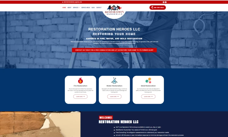 Restoration Heroes LLC Website