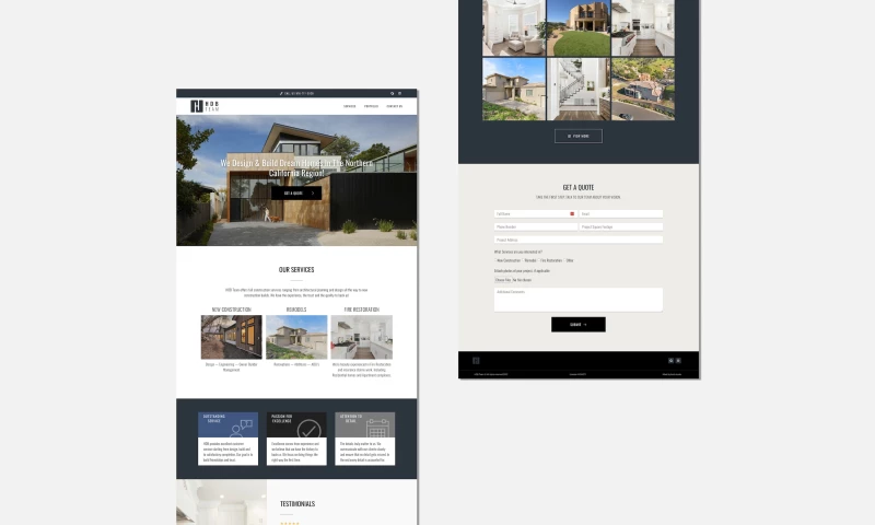 Bozh Studio - HDB Team Website and Branding