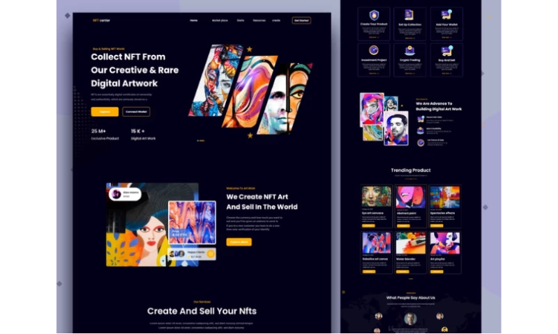 Curlware - NFT Website Design