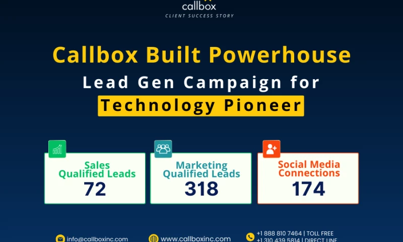 Callbox - Callbox Built Powerhouse Lead Gen Campaign for Technology Pioneer