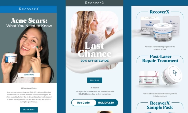 Flowium - Email Design for Health & Beauty Brand