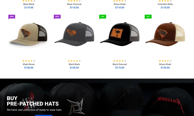 Webefy Today - CSS Patch Hats