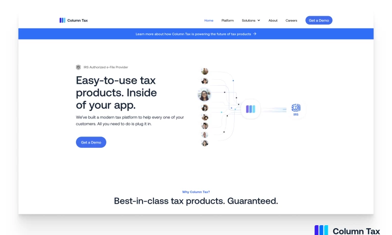 Digi Hotshot - Column Tax | Webflow Development