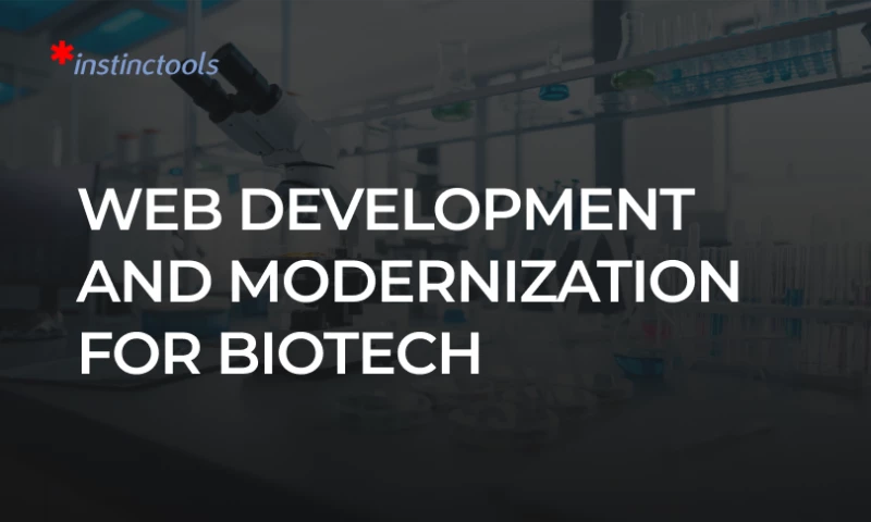 Instinctools - Web Application for a Biotech Company