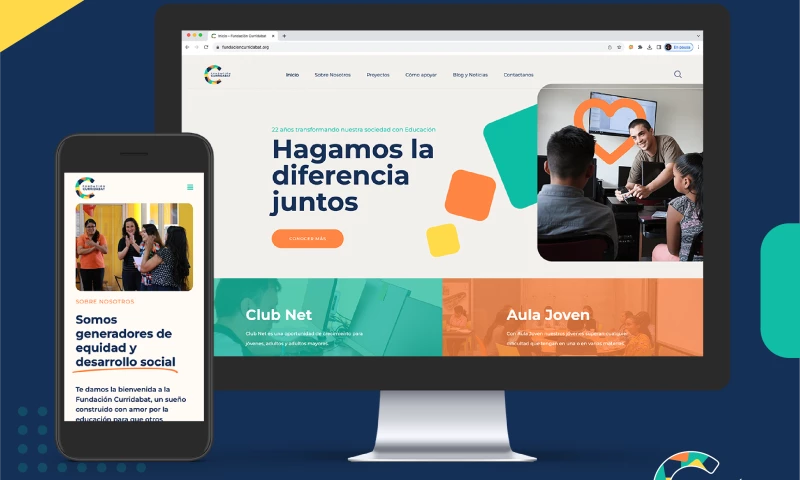 Web development for Curridabat Foundation
